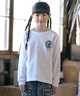 SANTA CRUZ サンタクルーズ 長袖 Tシャツ ロンT キッズ ジュニア Scream Strip L S T 25A603-42(BK-130cm)