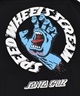 SANTA CRUZ サンタクルーズ 長袖 Tシャツ ロンT キッズ ジュニア Scream Strip L S T 25A603-42(BK-130cm)