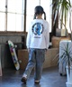SANTA CRUZ サンタクルーズ 長袖 Tシャツ ロンT キッズ ジュニア Scream Strip L S T 25A603-42(BK-130cm)