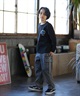 SANTA CRUZ サンタクルーズ 長袖 Tシャツ ロンT キッズ ジュニア Scream Strip L S T 25A603-42(BK-130cm)