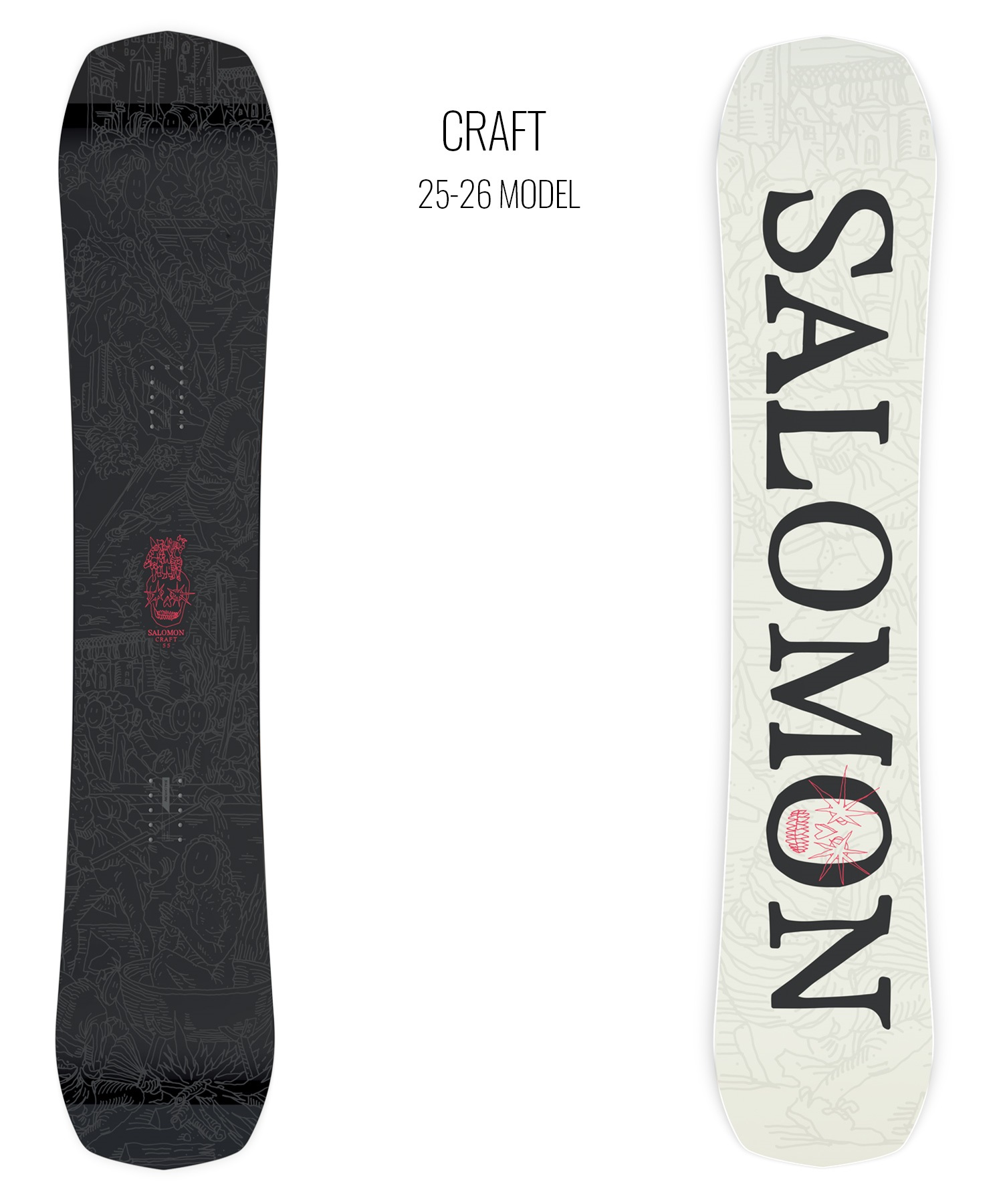 早期購入】 SALOMON サロモン スノーボード 板 メンズ CRAFT