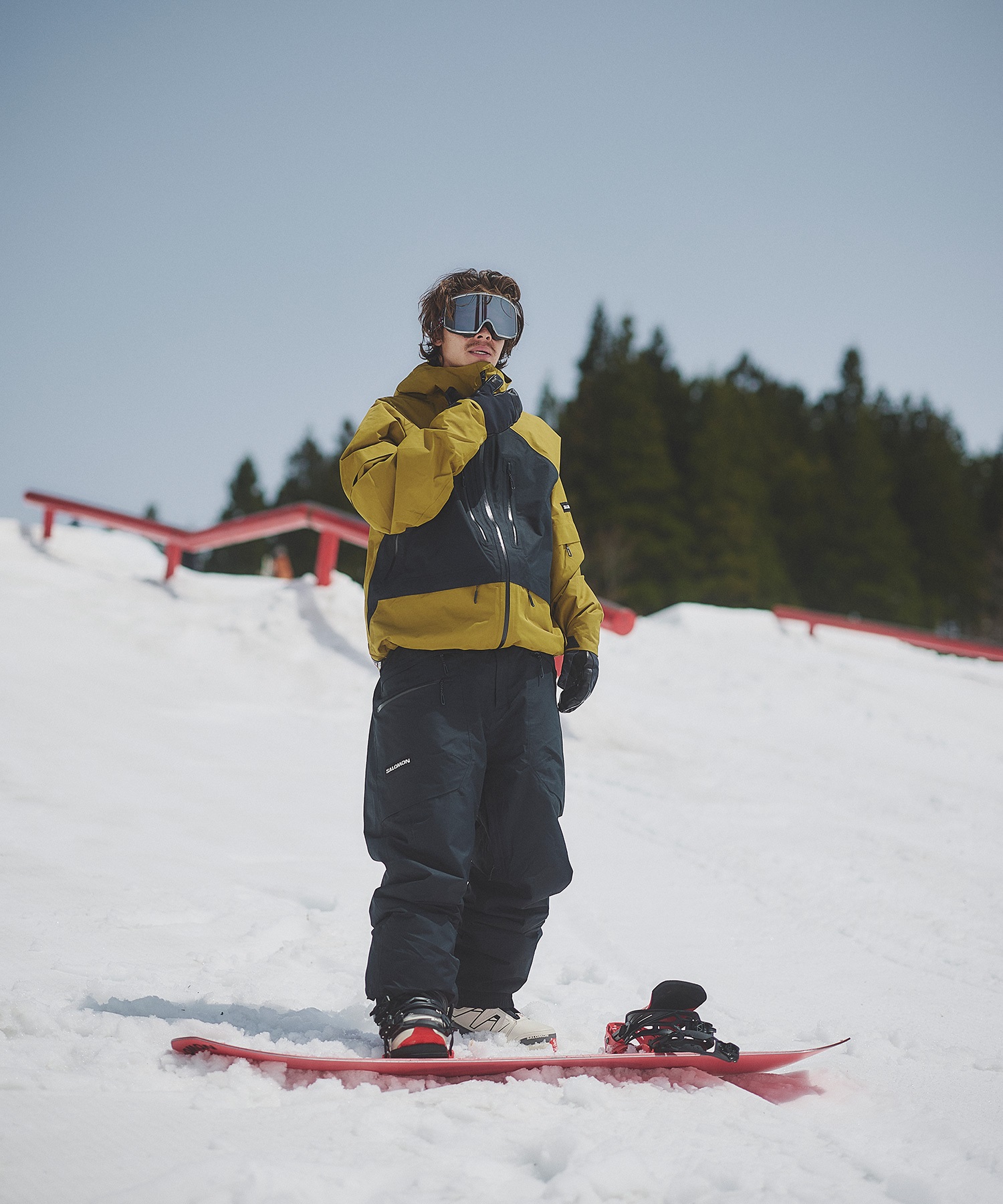 SALOMON スノーウェア セットアイテム対象 SALOMON サロモン TRANSFER ANORAK M ユニセックス