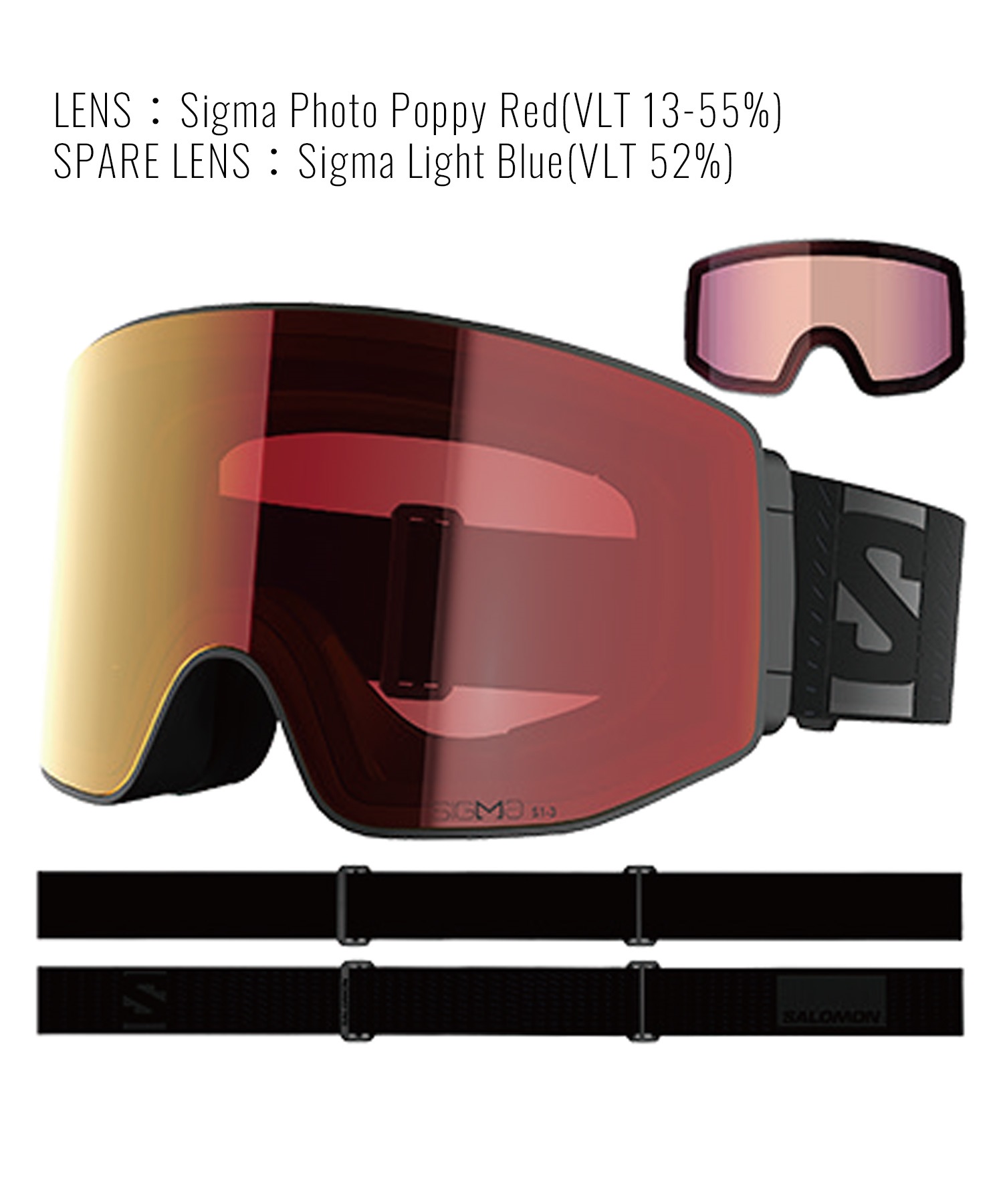 SALOMON サロモン SENTRY PRIME SIGMAPHOTO 平面レンズ スノーボード ゴーグル ユニセックス 25-26モデル MM G24 【2526】(WHITE-ONE)