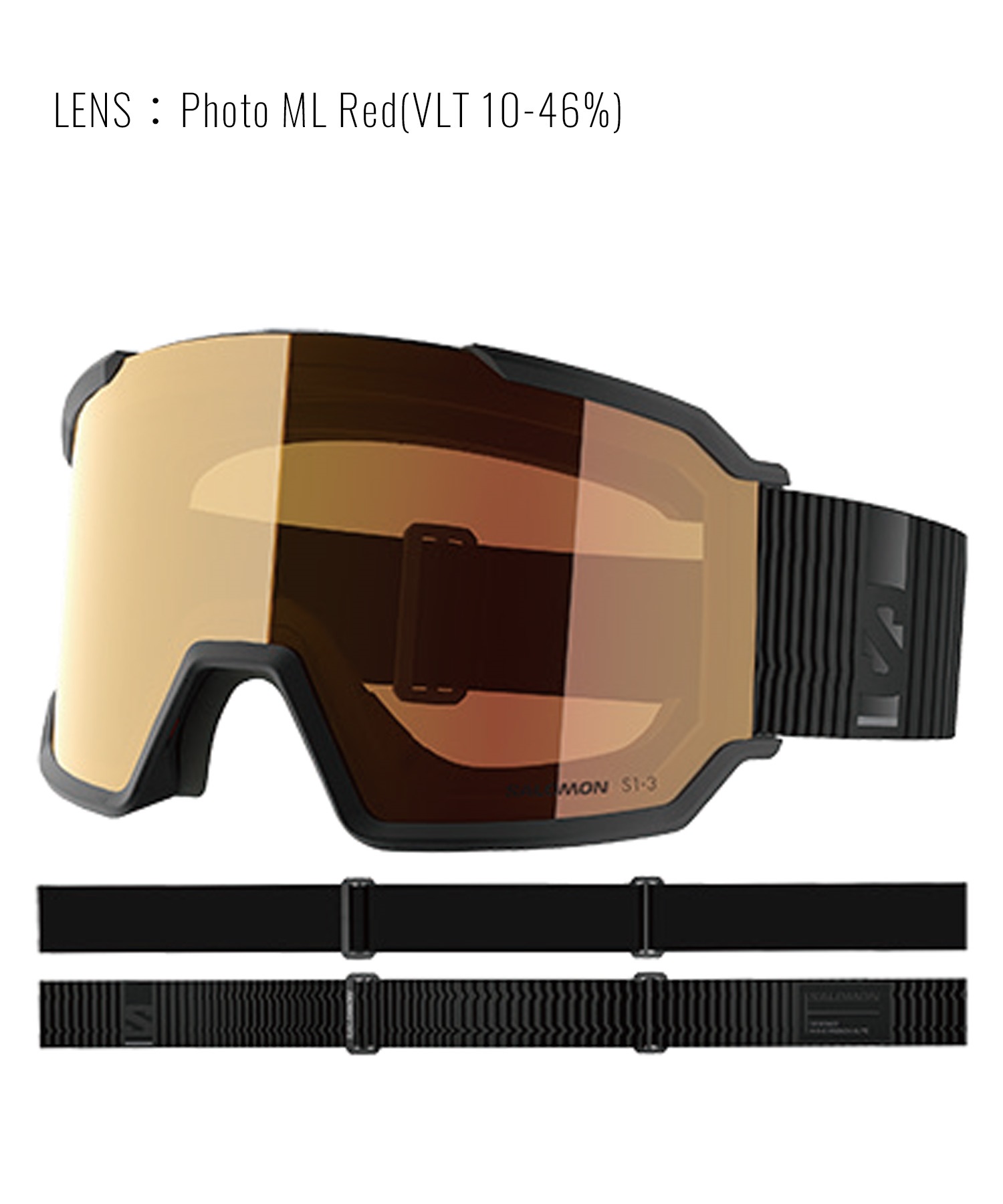 SALOMON サロモン スノーボード ゴーグル ユニセックス S VIEW 3 PHOTO