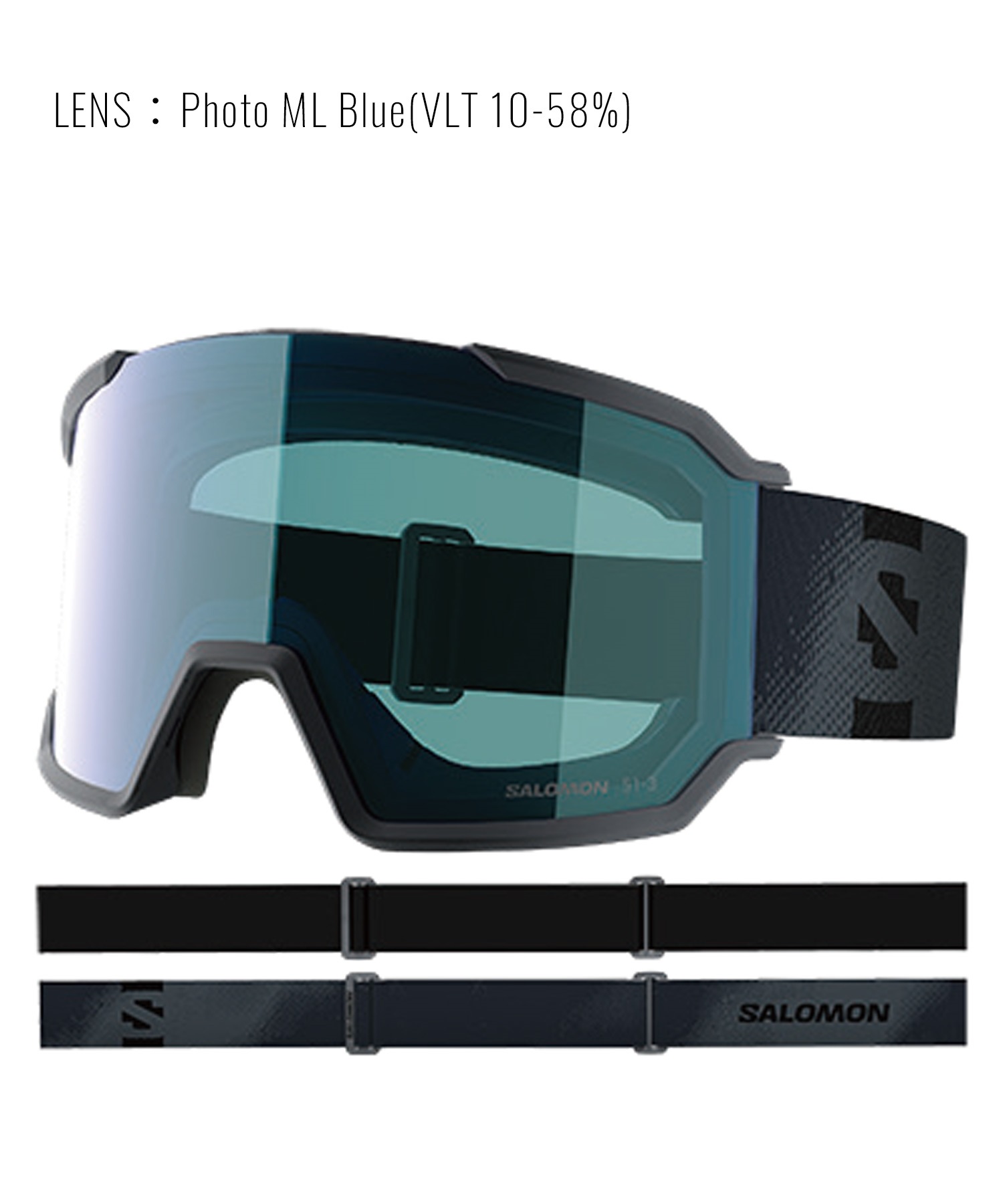 SALOMON サロモン スノーボード ゴーグル ユニセックス S VIEW 3 PHOTO