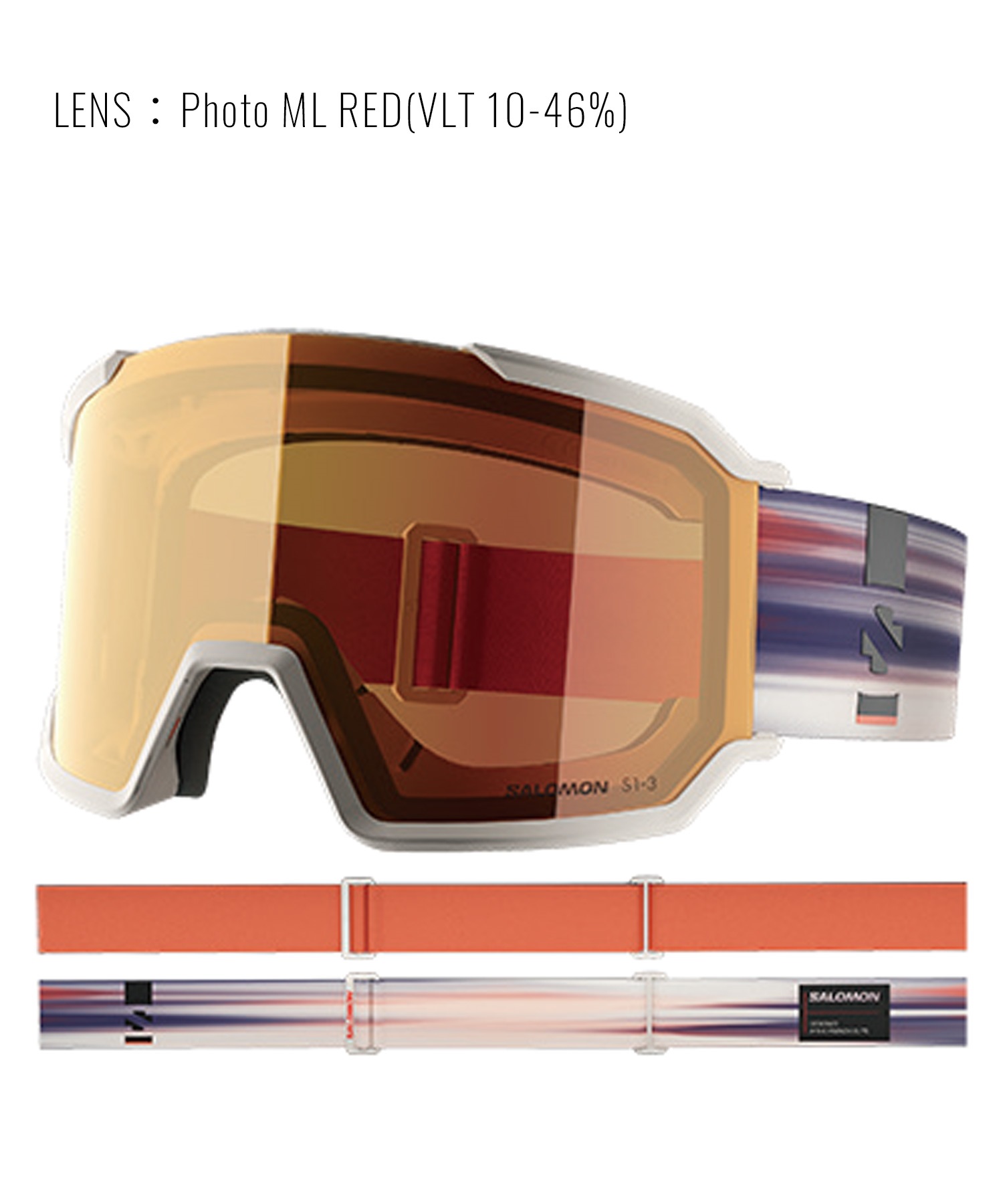 SALOMON サロモン S/VIEW 3 PHOTO スノーボード ゴーグル ユニセックス