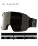 SALOMON サロモン S VIEW 3 ML 平面レンズ スノーボード ゴーグル ユニセックス ムラサキスポーツ 25-26モデル MM G24 【2526】(BK/RED-ONE)