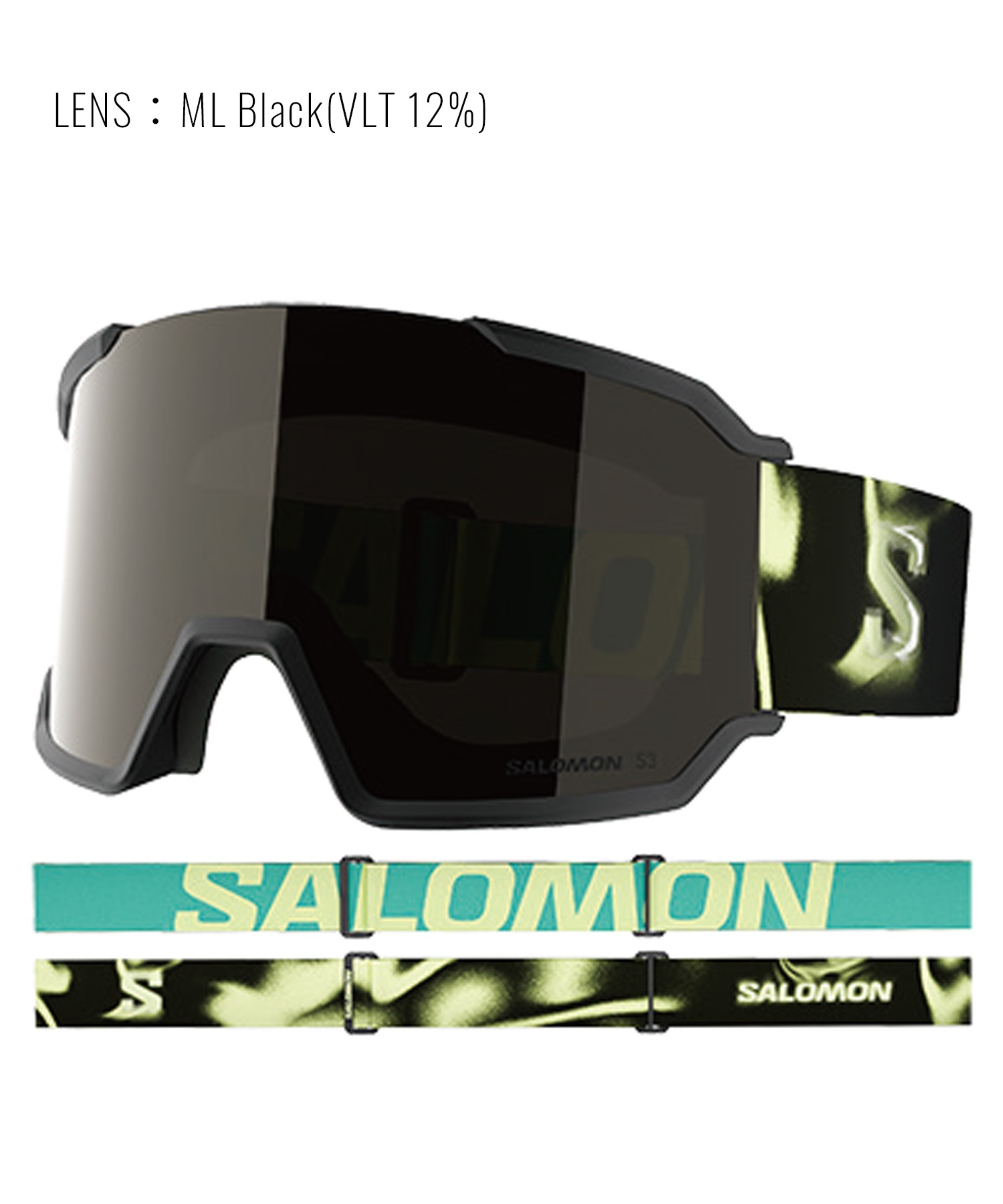 SALOMON サロモン S VIEW 3 ML 平面レンズ スノーボード ゴーグル ユニ