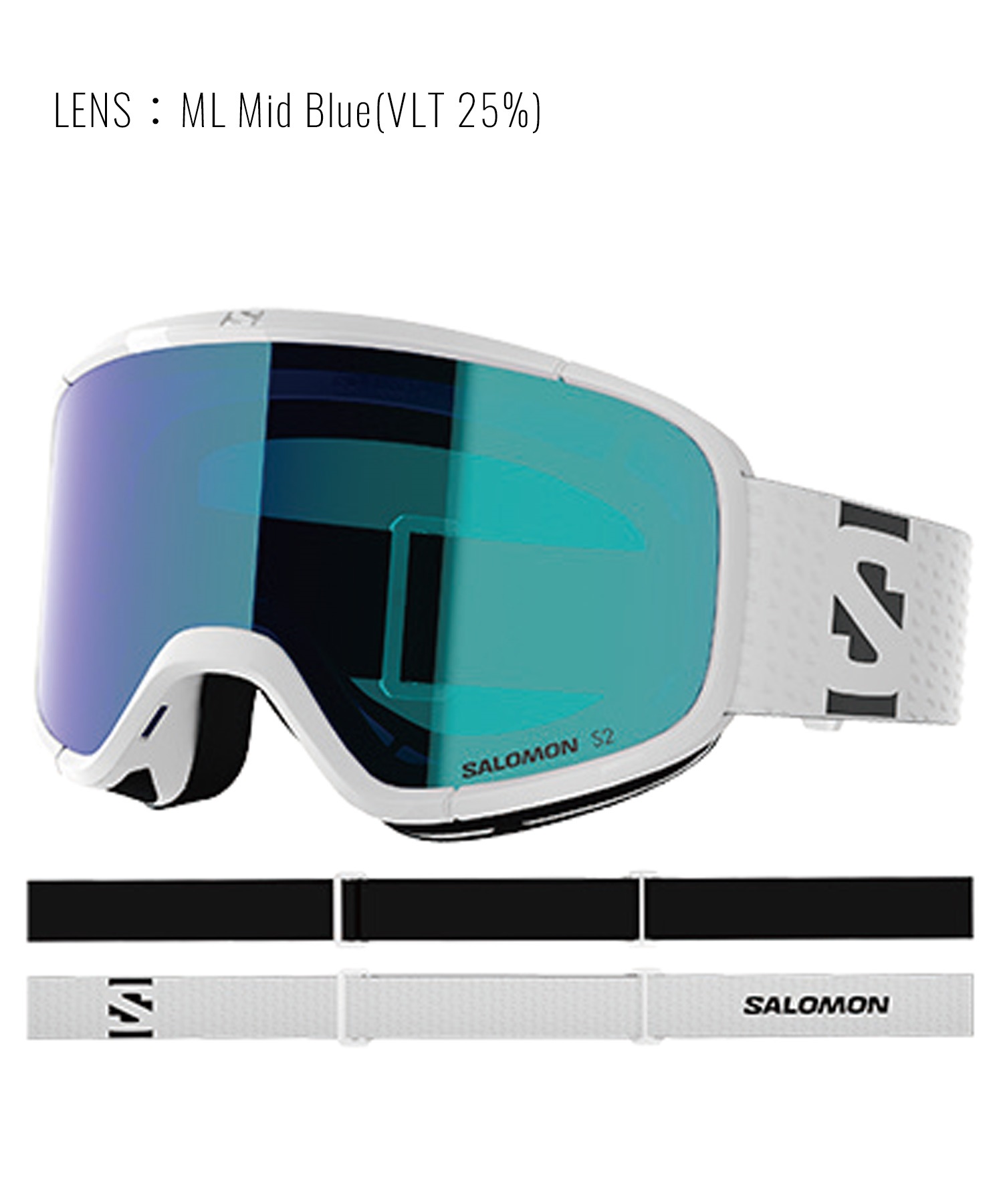 SALOMON サロモン AKSIUM 2.0 平面レンズ スノーボード ゴーグル ユニ