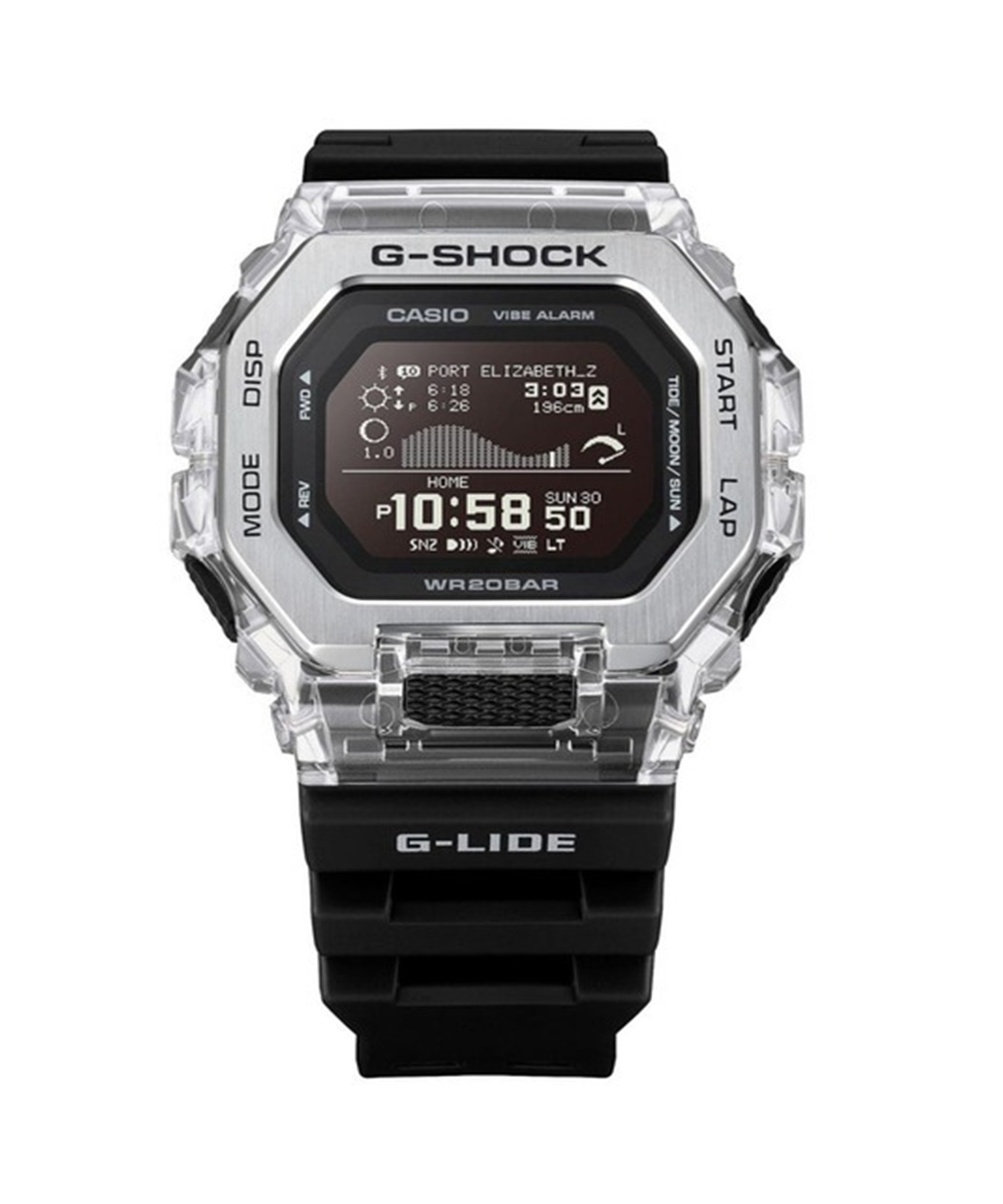 G-SHOCK ジーショック 腕時計 G-LIDE GBX-100S-1JF 時計｜ムラサキ