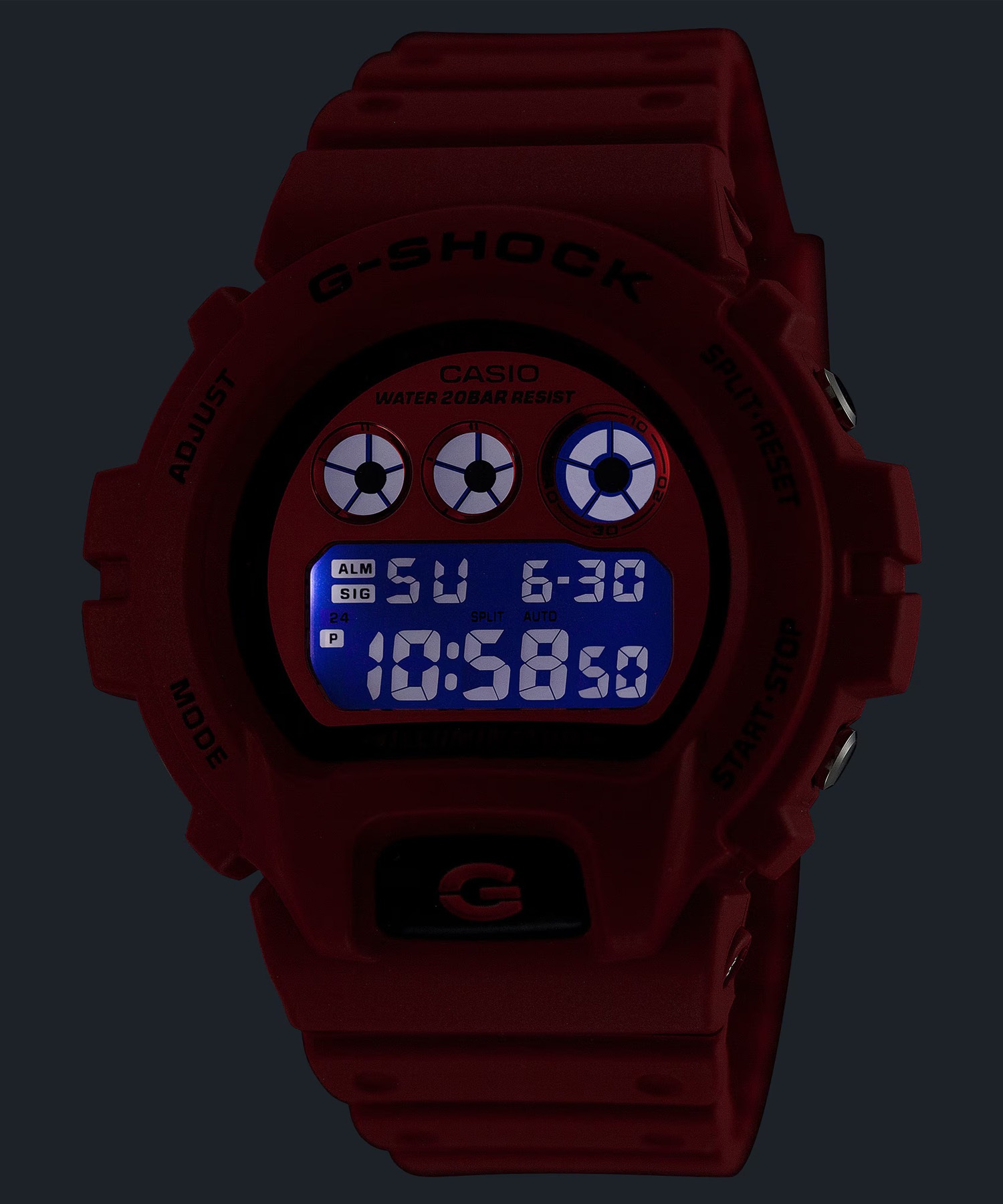 G-SHOCK ジーショック 腕時計 ICONIC RED DW-6900RRB-4JF 時計