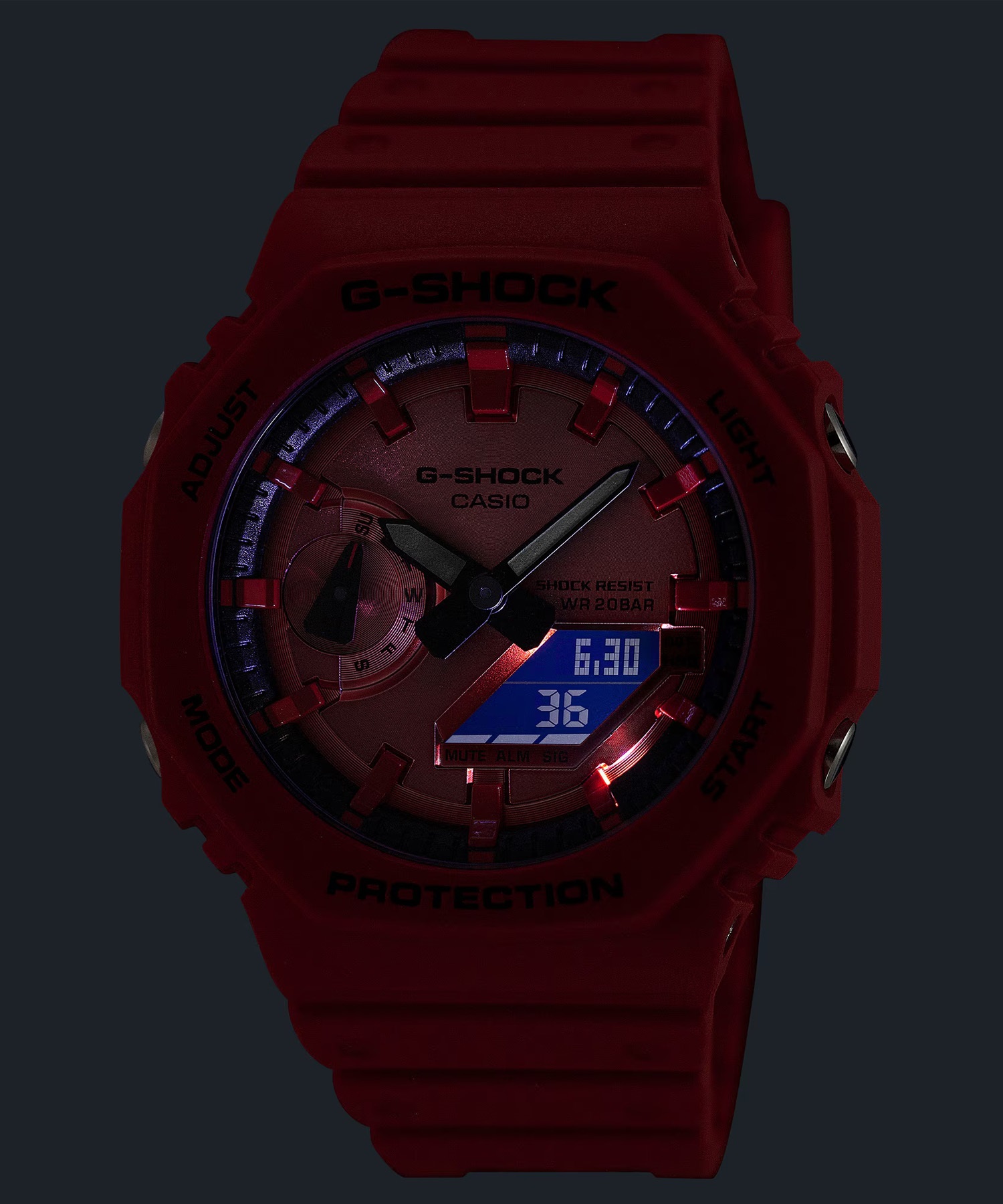 G-SHOCK ジーショック 腕時計 ICONIC RED GA-2100RRB-4AJF 時計
