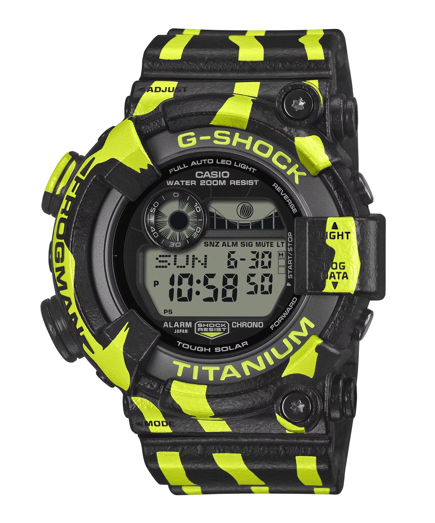 G-SHOCK ジーショック 腕時計 ソーラー FROGMAN フロッグマン GW-8200TPF-1JR(BK/GR-ONE)