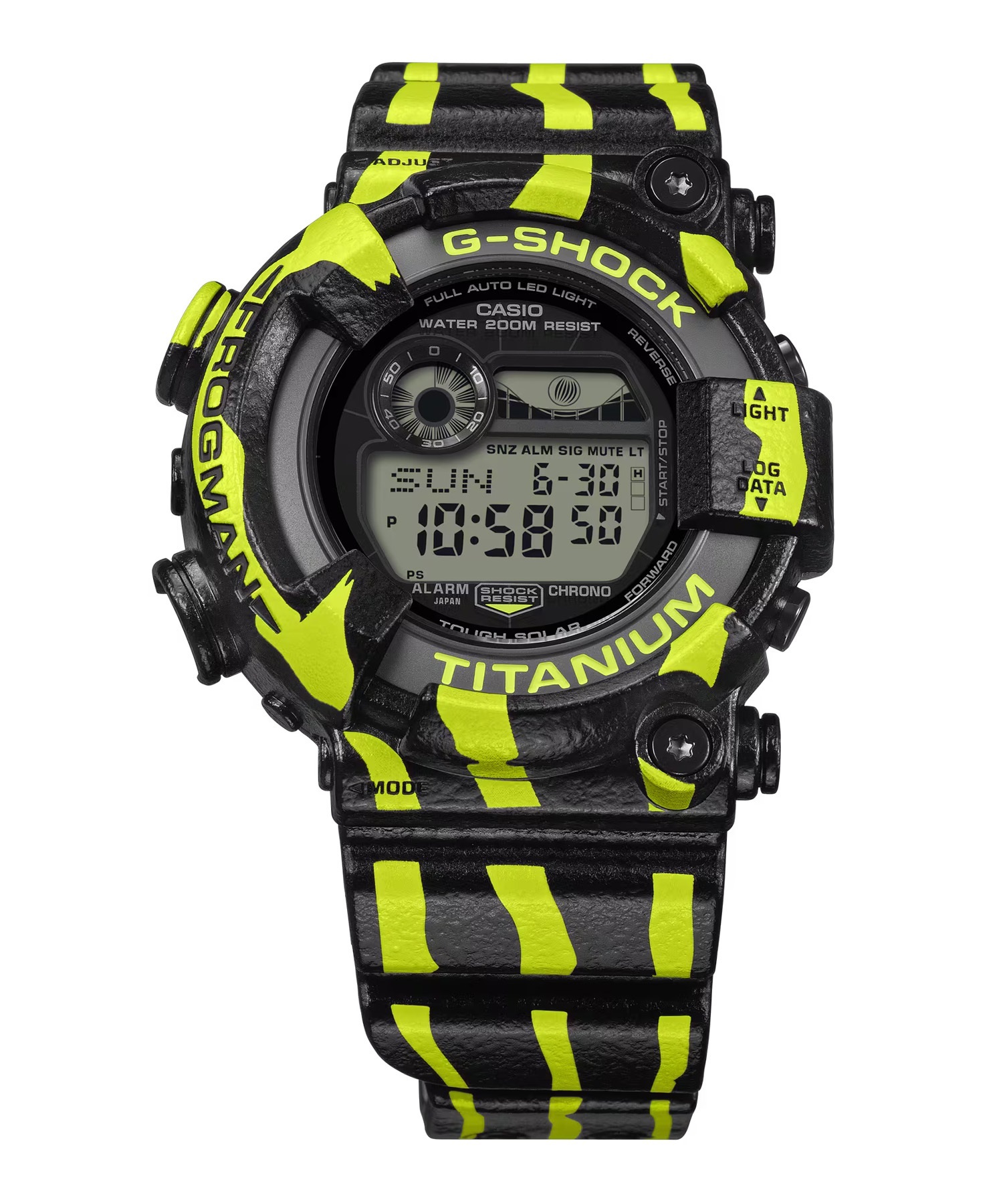 G-SHOCK ジーショック 腕時計 ソーラー FROGMAN フロッグマン GW-8200TPF-1JR(BK/GR-ONE)
