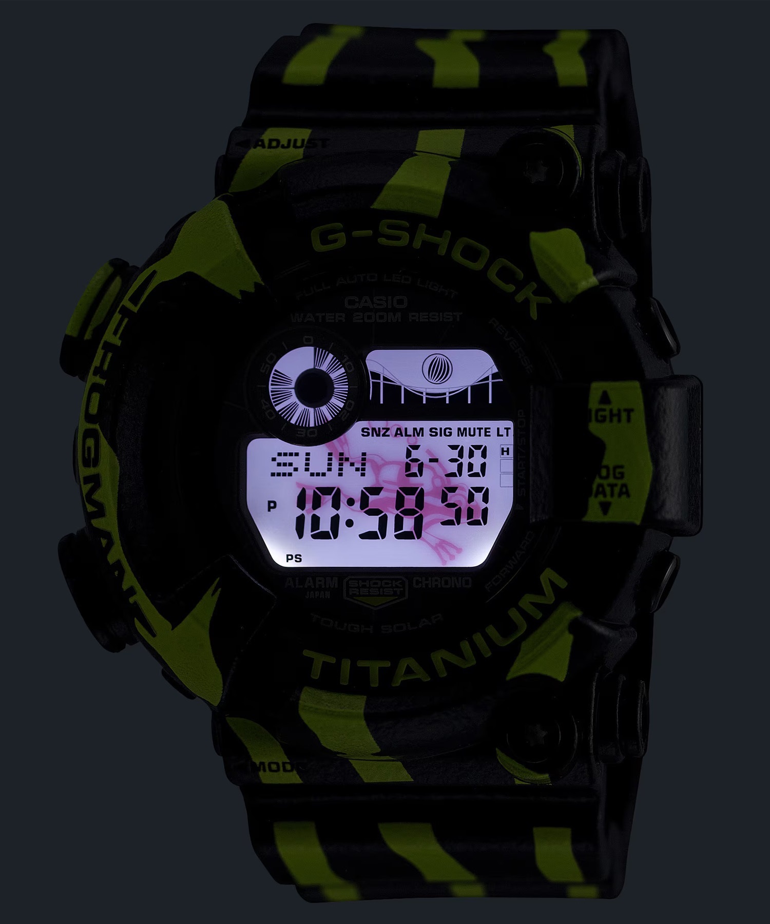 G-SHOCK ジーショック 腕時計 ソーラー FROGMAN フロッグマン GW-8200TPF-1JR(BK/GR-ONE)