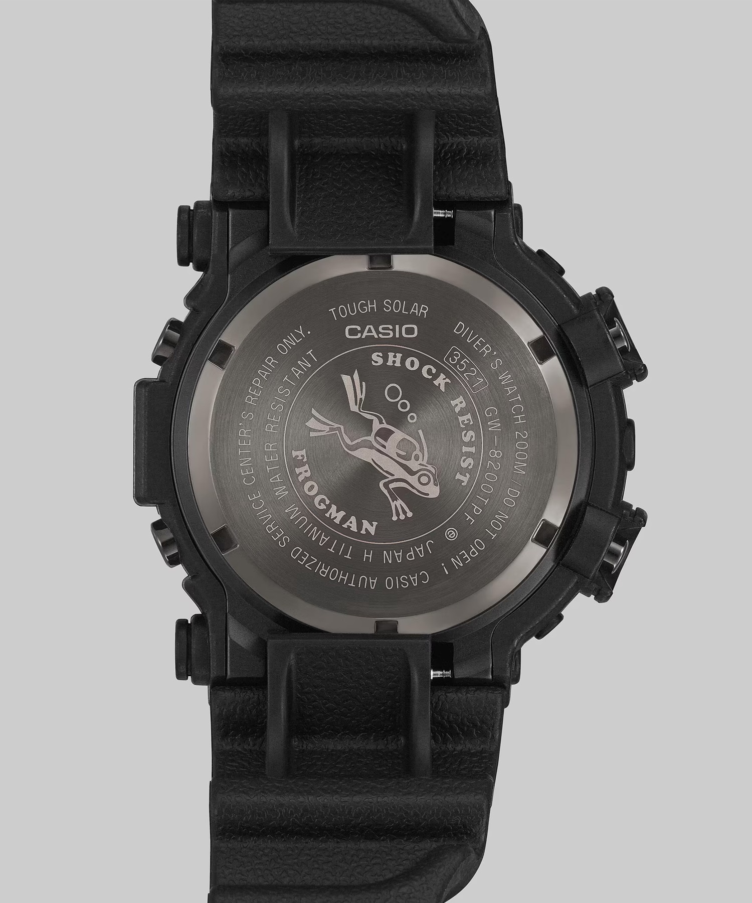 G-SHOCK ジーショック 腕時計 ソーラー FROGMAN フロッグマン GW-8200TPF-1JR(BK/GR-ONE)