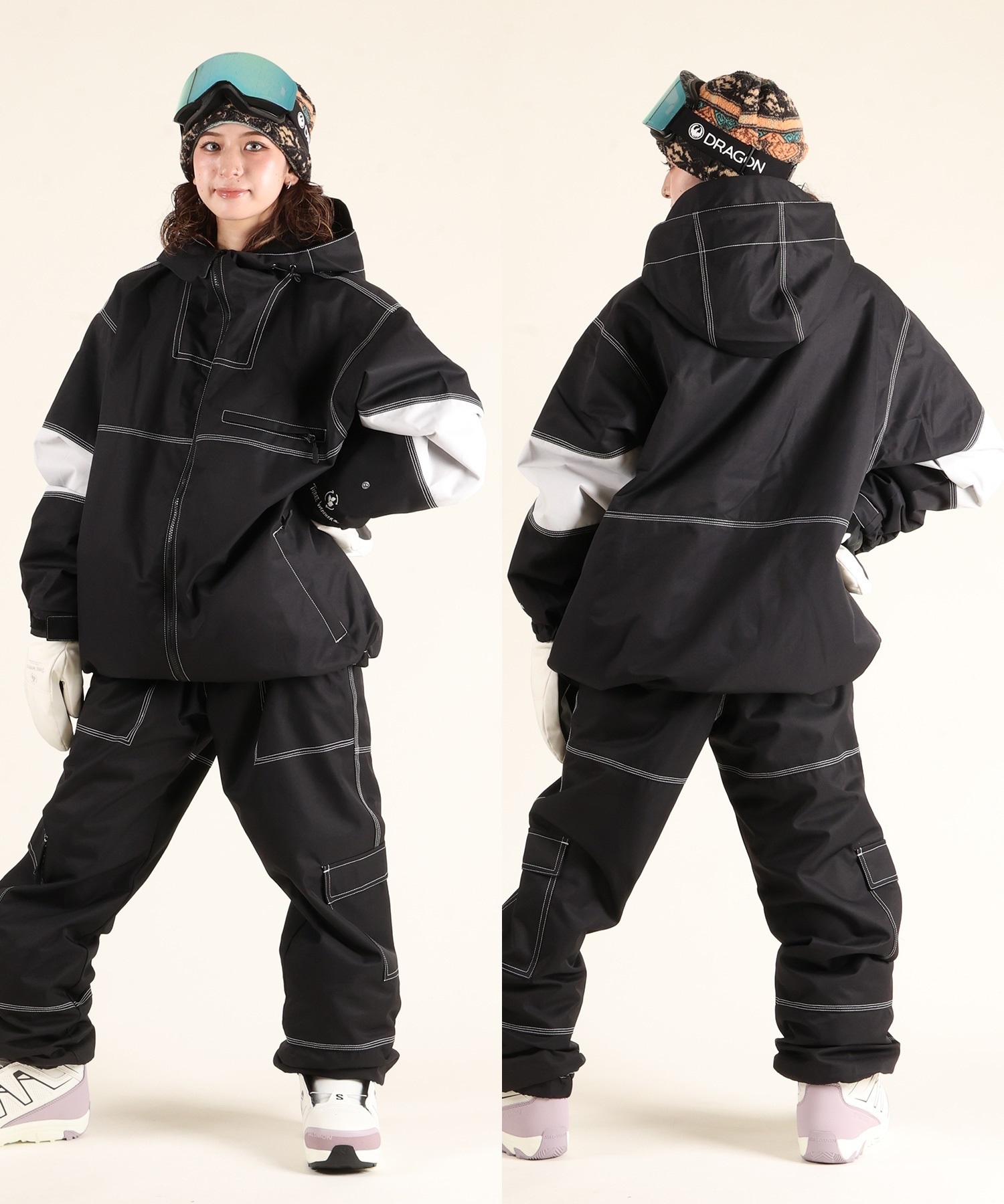 THREEWEATHER スリーウェザー SNOW JACKET スノーボード ウェア ジャケット ユニセックス ムラサキスポーツ 25-26モデル MM J12【2526】(BLK-XS)