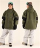 THREEWEATHER スリーウェザー SNOW JACKET スノーボード ウェア ジャケット ユニセックス ムラサキスポーツ 25-26モデル MM J12【2526】(BLK-XS)