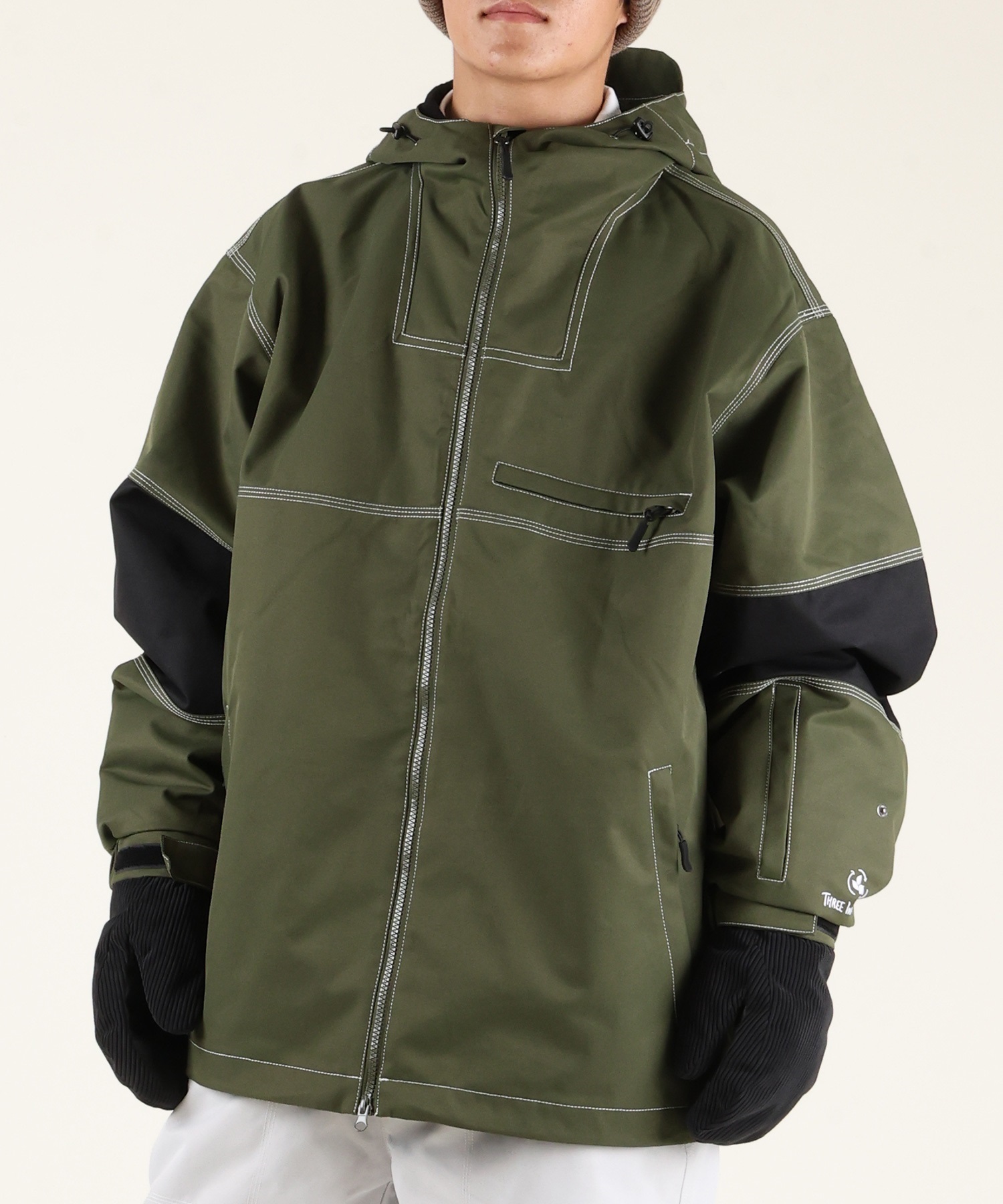 THREEWEATHER スリーウェザー SNOW JACKET スノーボード ウェア ジャケット ユニセックス ムラサキスポーツ 25-26モデル MM J12【2526】(BLK-XS)