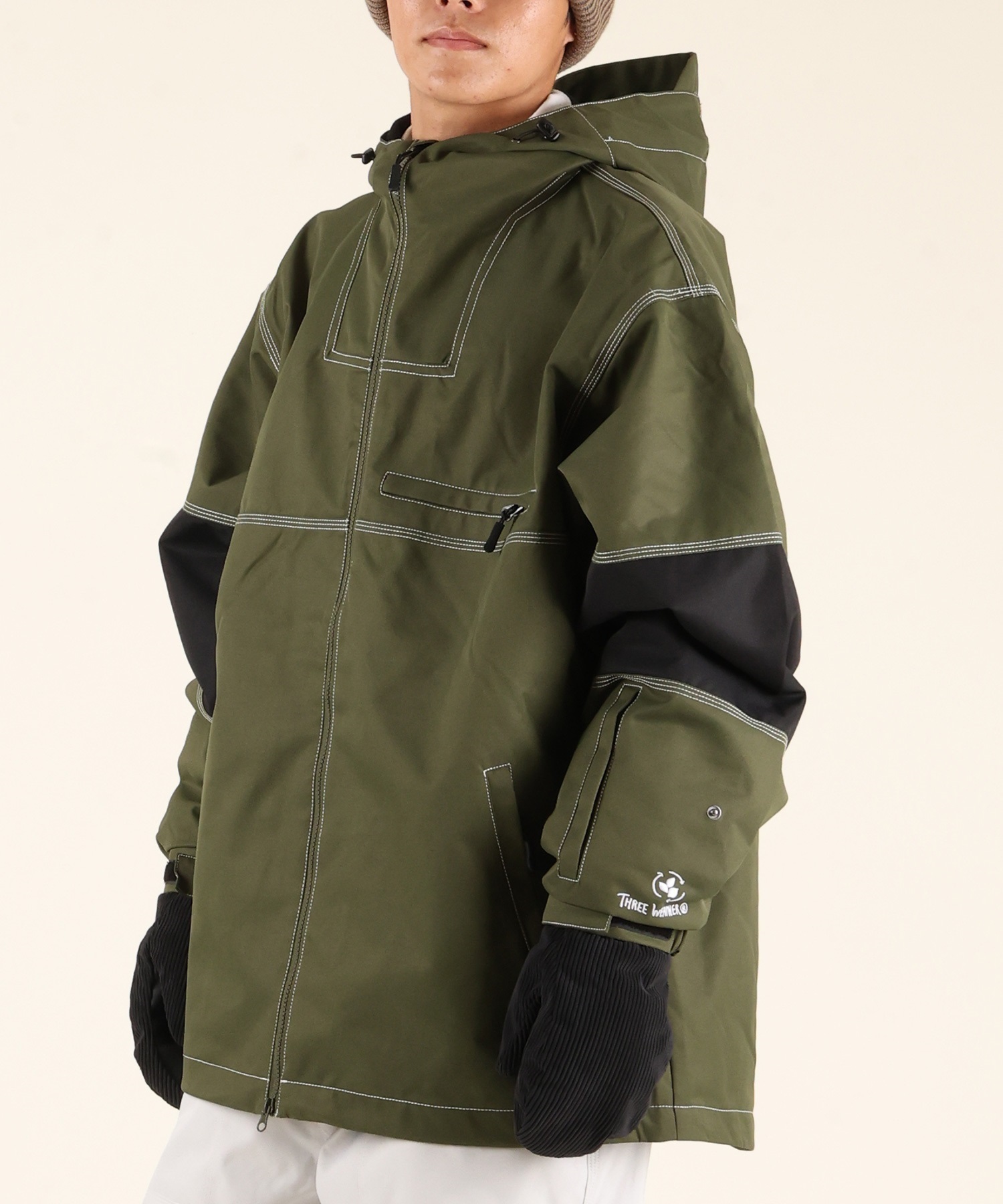 THREEWEATHER スリーウェザー SNOW JACKET スノーボード ウェア ジャケット ユニセックス ムラサキスポーツ 25-26モデル MM J12【2526】(BLK-XS)