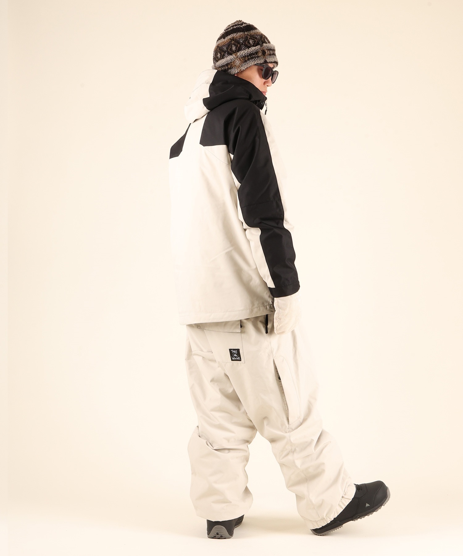 THREEWEATHER スリーウェザー TW-015J スノーボード ウェア ジャケット ユニセックス ムラサキスポーツ 25-26モデル MM J12【2526】(BLK-S)