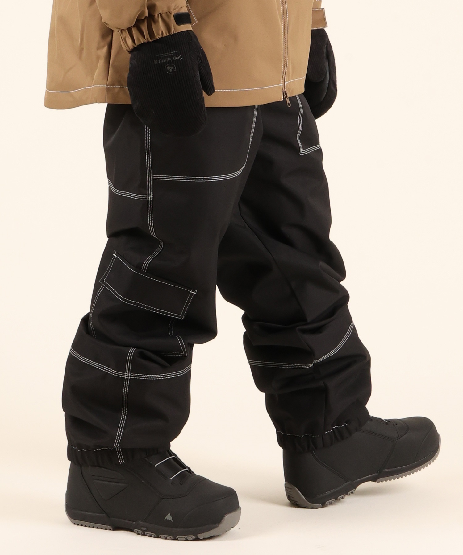 THREEWEATHER スリーウェザー SNOW PANTS スノーボード ウェア パンツ ユニセックス ムラサキスポーツ 25-26モデル MM J12【2526】(BLK-XS)