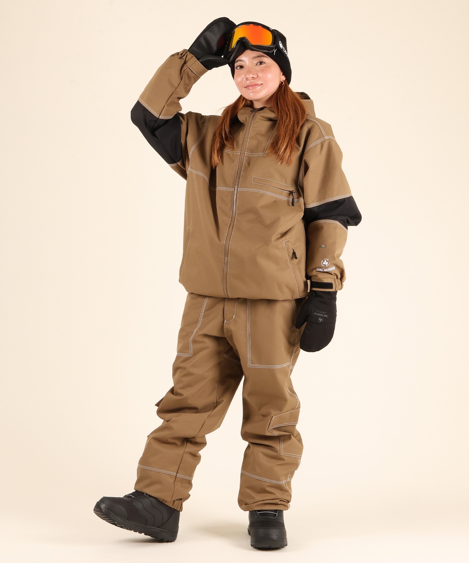 THREEWEATHER スリーウェザー SNOW PANTS スノーボード ウェア パンツ ユニセックス ムラサキスポーツ 25-26モデル MM J12【2526】(BLK-XS)