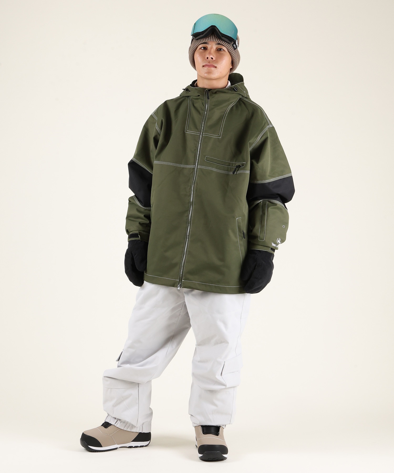 THREEWEATHER スリーウェザー SNOW PANTS スノーボード ウェア パンツ ユニセックス ムラサキスポーツ 25-26モデル MM J12【2526】(BLK-XS)