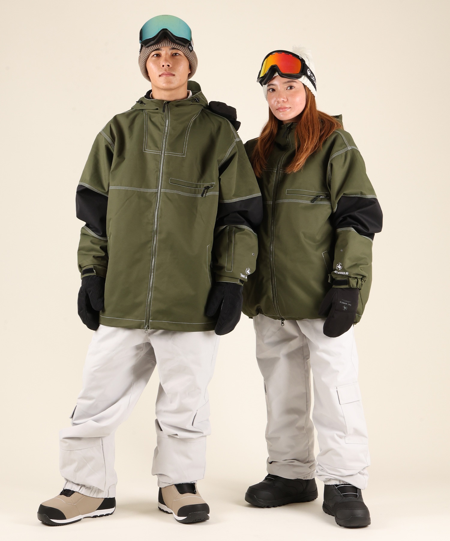 THREEWEATHER スリーウェザー SNOW PANTS スノーボード ウェア パンツ ユニセックス ムラサキスポーツ 25-26モデル MM J12【2526】(BLK-XS)