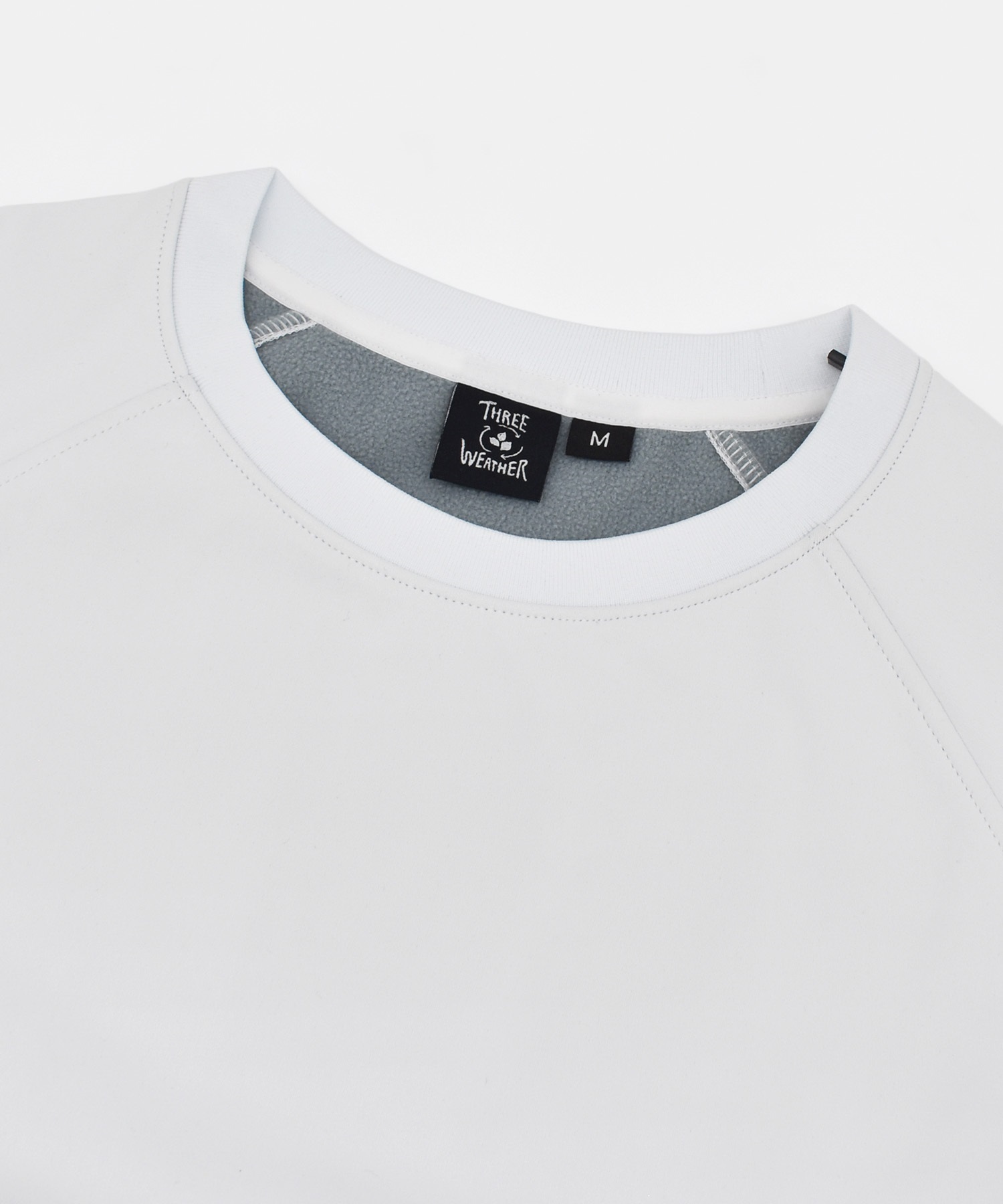 THREE WEATHER スリーウェザー FLEECE TOPS TWB-5201 スノーボード 撥水インナー 【2526】(WHT-S)