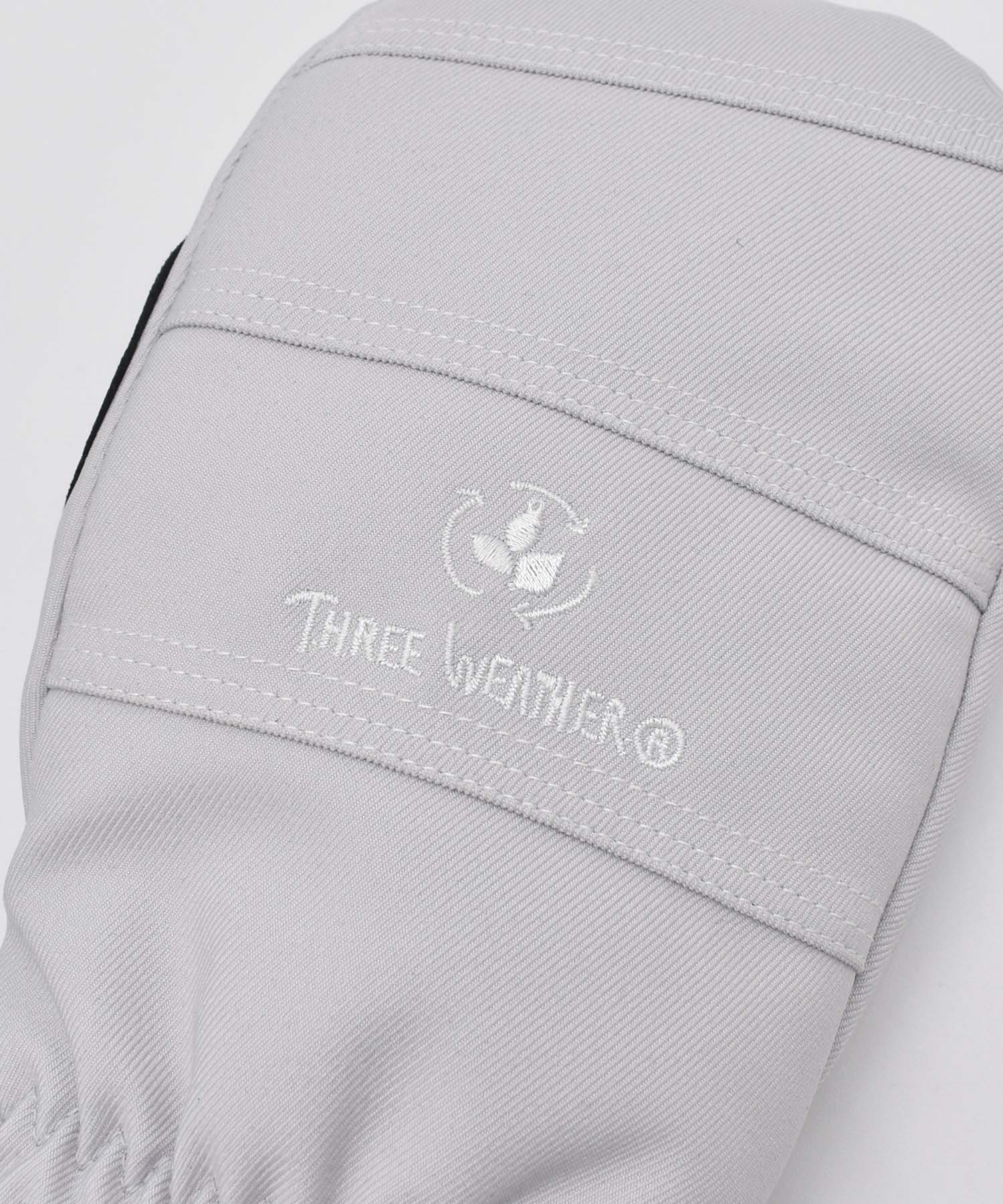 THREE WEATHER スリーウェザー STITCH MITTEN TWG-2551 スノーボード グローブ ユニセックス ムラサキスポーツ 25-26モデル(BLK-S)