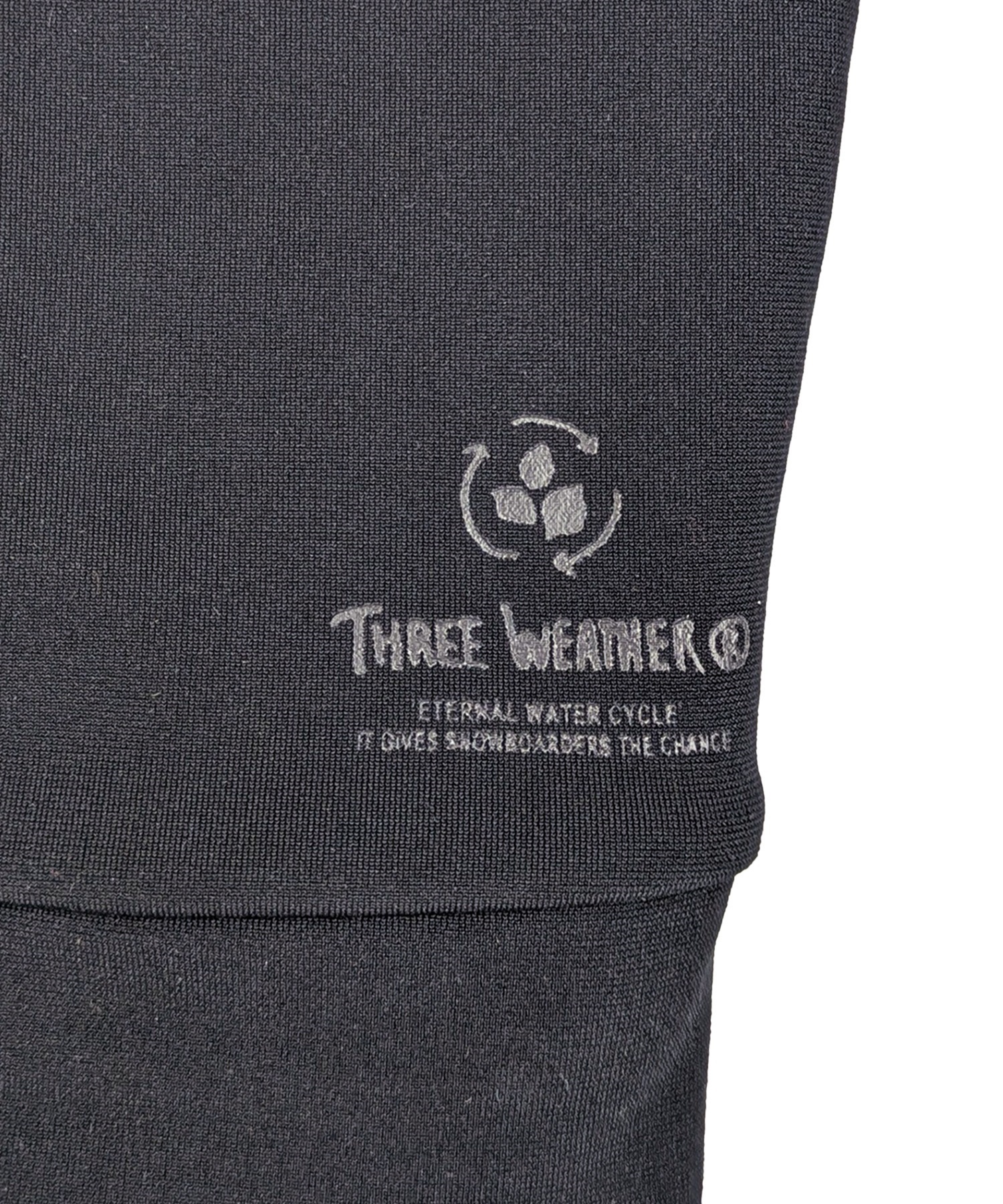 THREE WEATHER スリーウェザー インナーグローブ TWG-6555 スノーボード ユニセックス ムラサキスポーツ 25-26モデル MM G4 【2526】(BLK-XS)