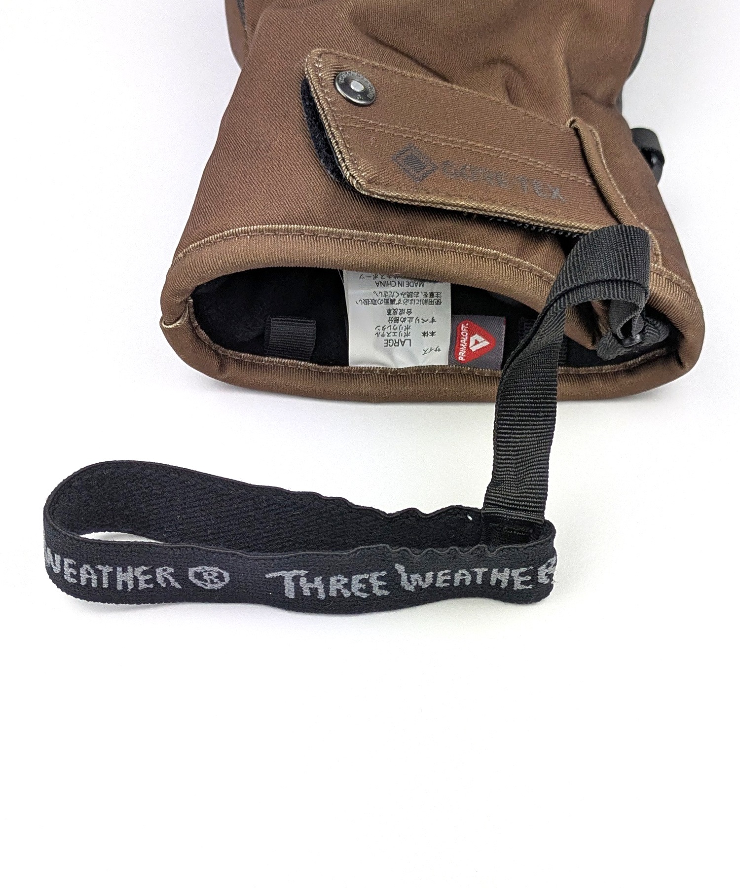 THREE WEATHER スリーウェザー GORE-TEX WARM GLOVE TWG-6552 ゴアテックス スノーボード グローブ ユニセックス 25-26モデル 【2526】(BRN-XS)