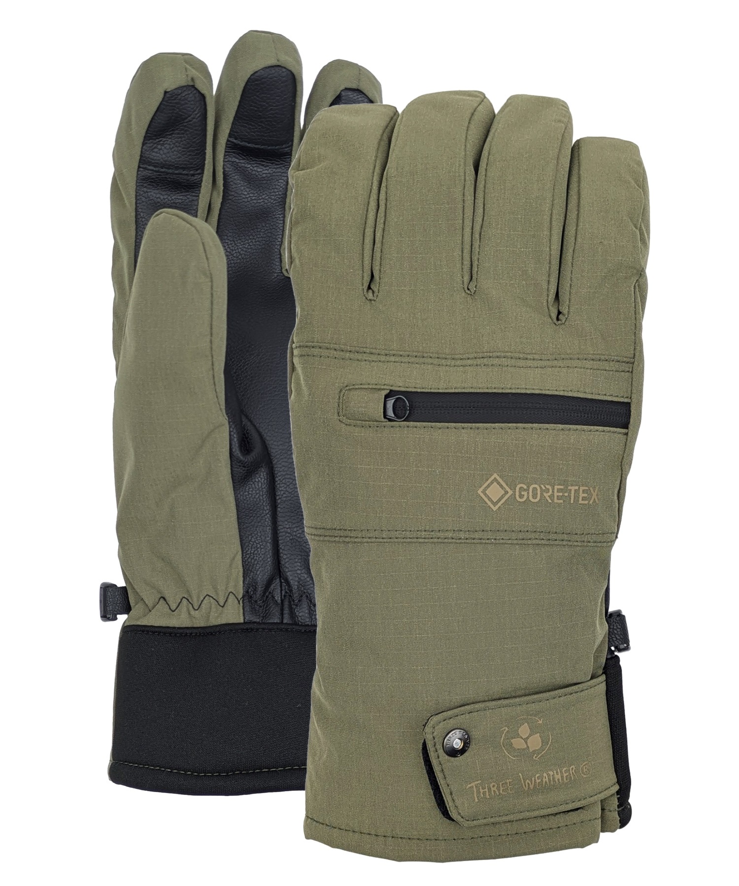 THREE WEATHER スリーウェザー GORE-TEX ACTIVE GLOVE TWG-6551 スノーボード グローブ ユニセックス 25-26モデル 【2526】(WHT-XS)