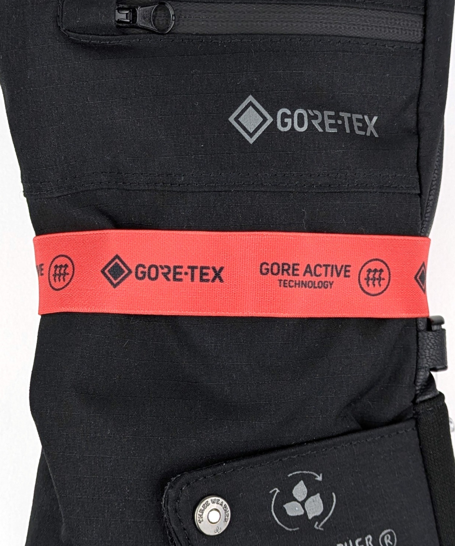 THREE WEATHER スリーウェザー GORE-TEX ACTIVE MITTON TWG-6522 スノーボード グローブ ユニセックス 25-26モデル 【2526】(BLK-XS)