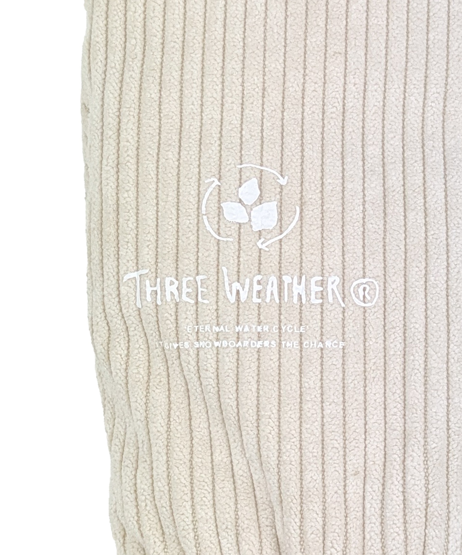 THREE WEATHER スリーウェザー GORE-TEX CORDUROY MITTON TWG-6521 スノーボード グローブ ユニセックス 25-26モデル 【2526】(BRN-XS)