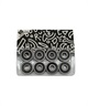 THREE WEATHER スリーウェザー スケートボード パーツ ABEC5 BEARING SEBO DESIGNムラサキスポーツ(BLACK-ONE)