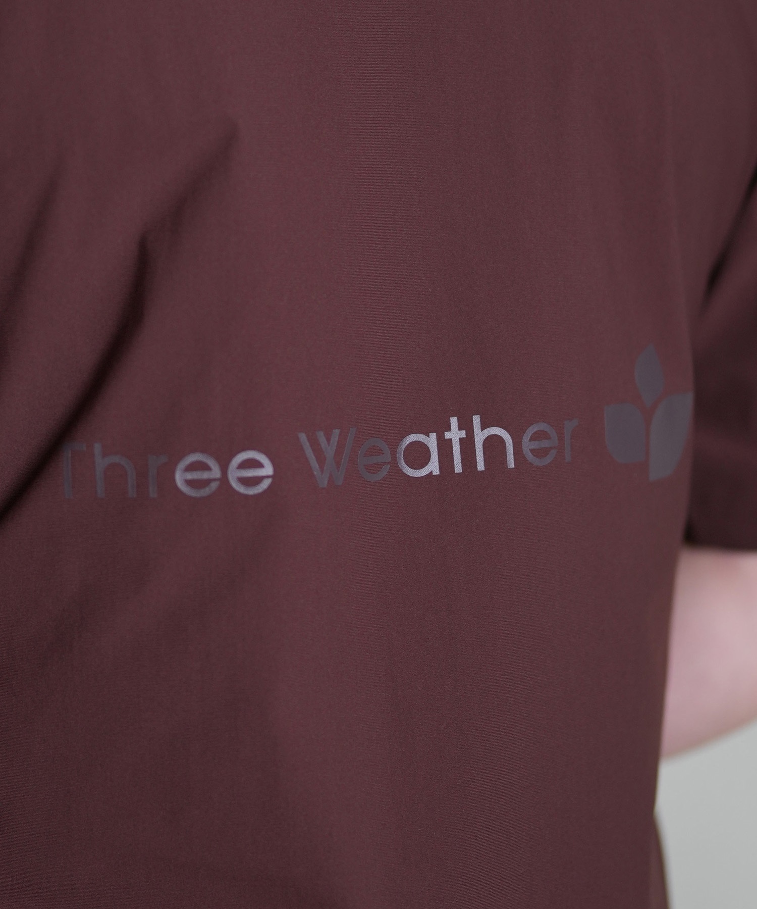 THREE WEATHER スリーウェザー 半袖 Tシャツ メンズ ロゴ バック