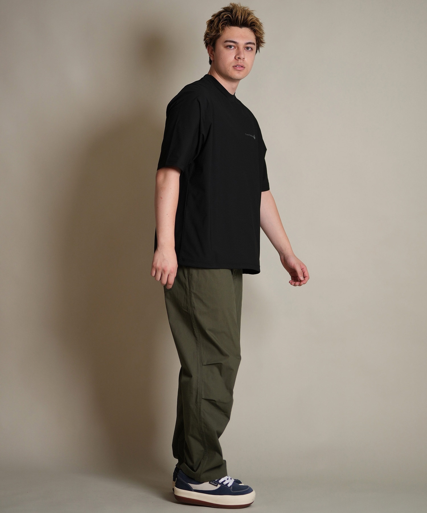 イサーハレル THREE WEATHER スリーウェザー 半袖 Tシャツ メンズ ロゴ バック