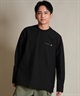 THREE WEATHER スリーウェザー 長袖 Tシャツ ロンT メンズ ロゴ バックプリント 裾ドローコード TW SURF LSTEE TW25F-2201(BLK-M)