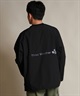 THREE WEATHER スリーウェザー 長袖 Tシャツ ロンT メンズ ロゴ バックプリント 裾ドローコード TW SURF LSTEE TW25F-2201(BLK-M)