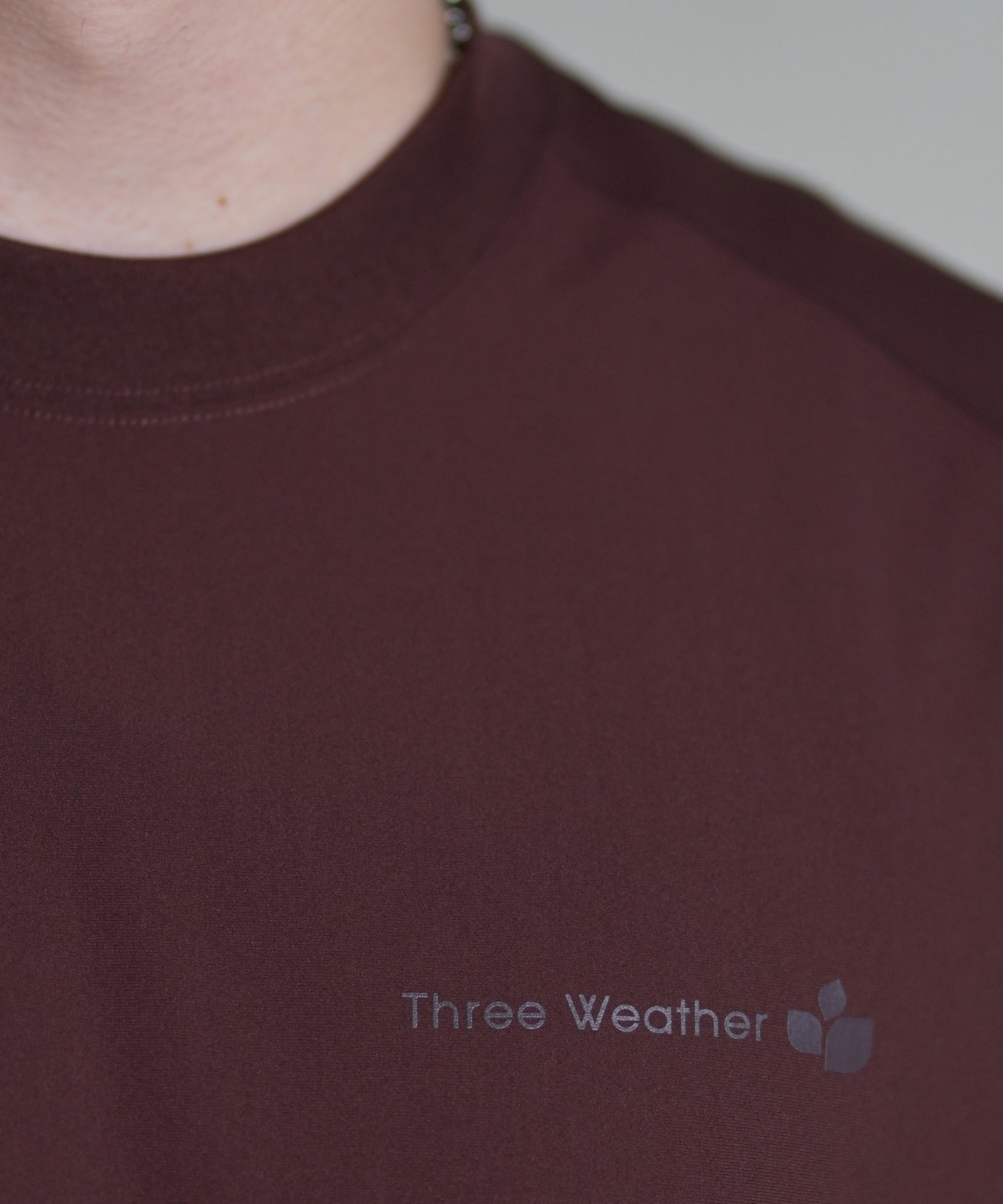 THREE WEATHER スリーウェザー 長袖 Tシャツ ロンT メンズ ロゴ バックプリント 裾ドローコード TW SURF LSTEE TW25F-2201(BLK-M)