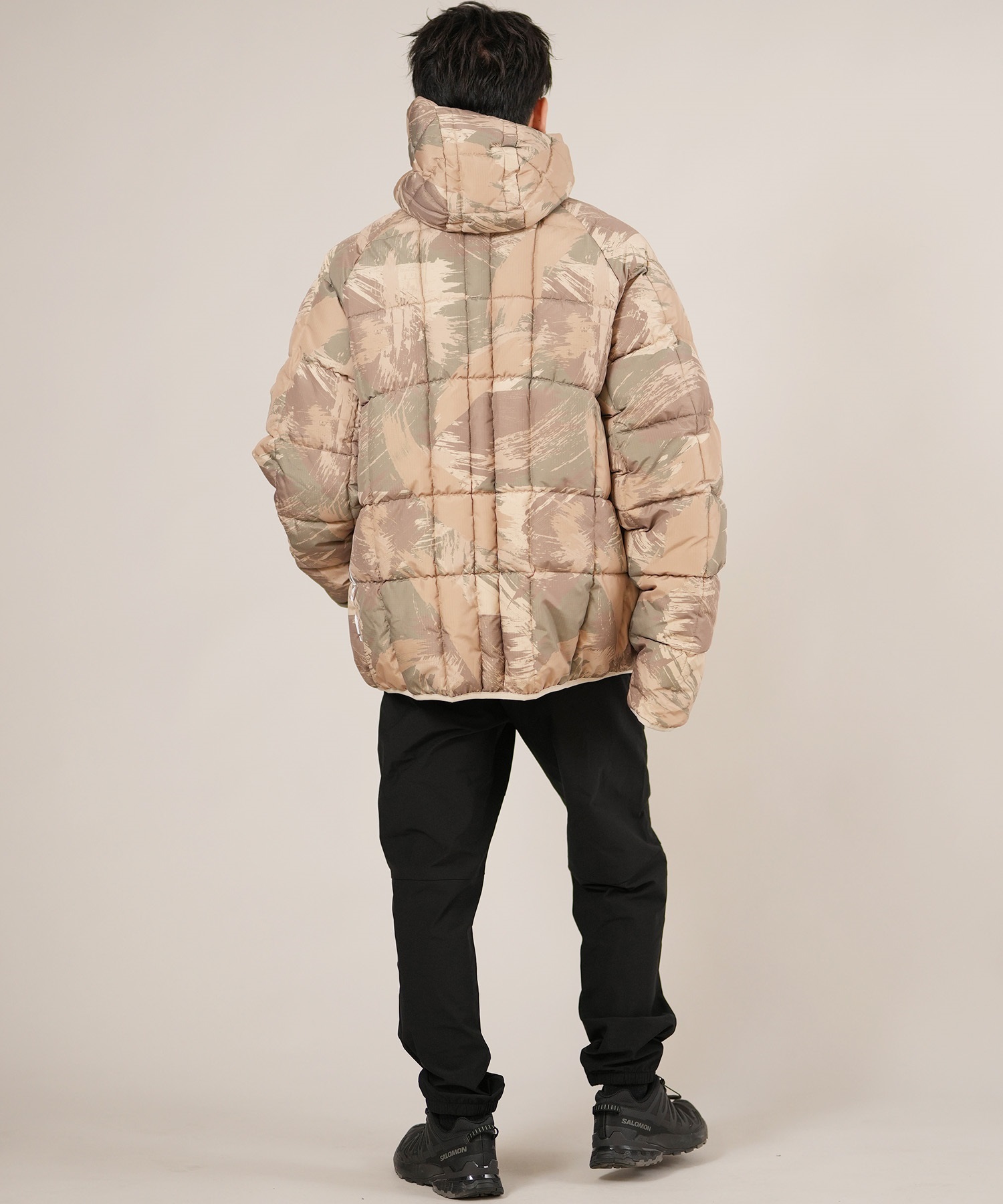 THREE WEATHER スリーウェザー ロングパンツ メンズ セットアップ対応 速乾 UVカット TW25F-3101 ムラサキスポーツ限定(BLK-M)