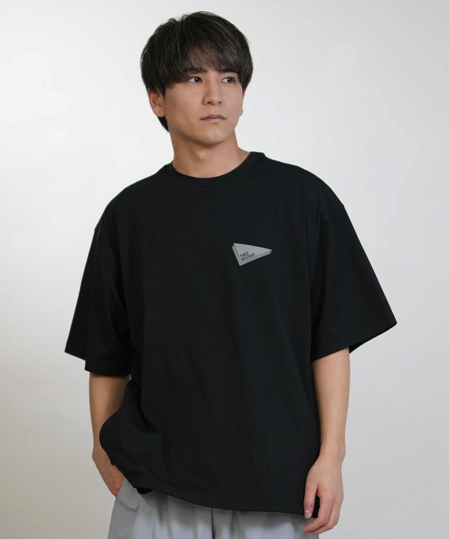 THREE WEATHER スリーウェザー ラッシュガード 半袖 メンズ Tシャツ