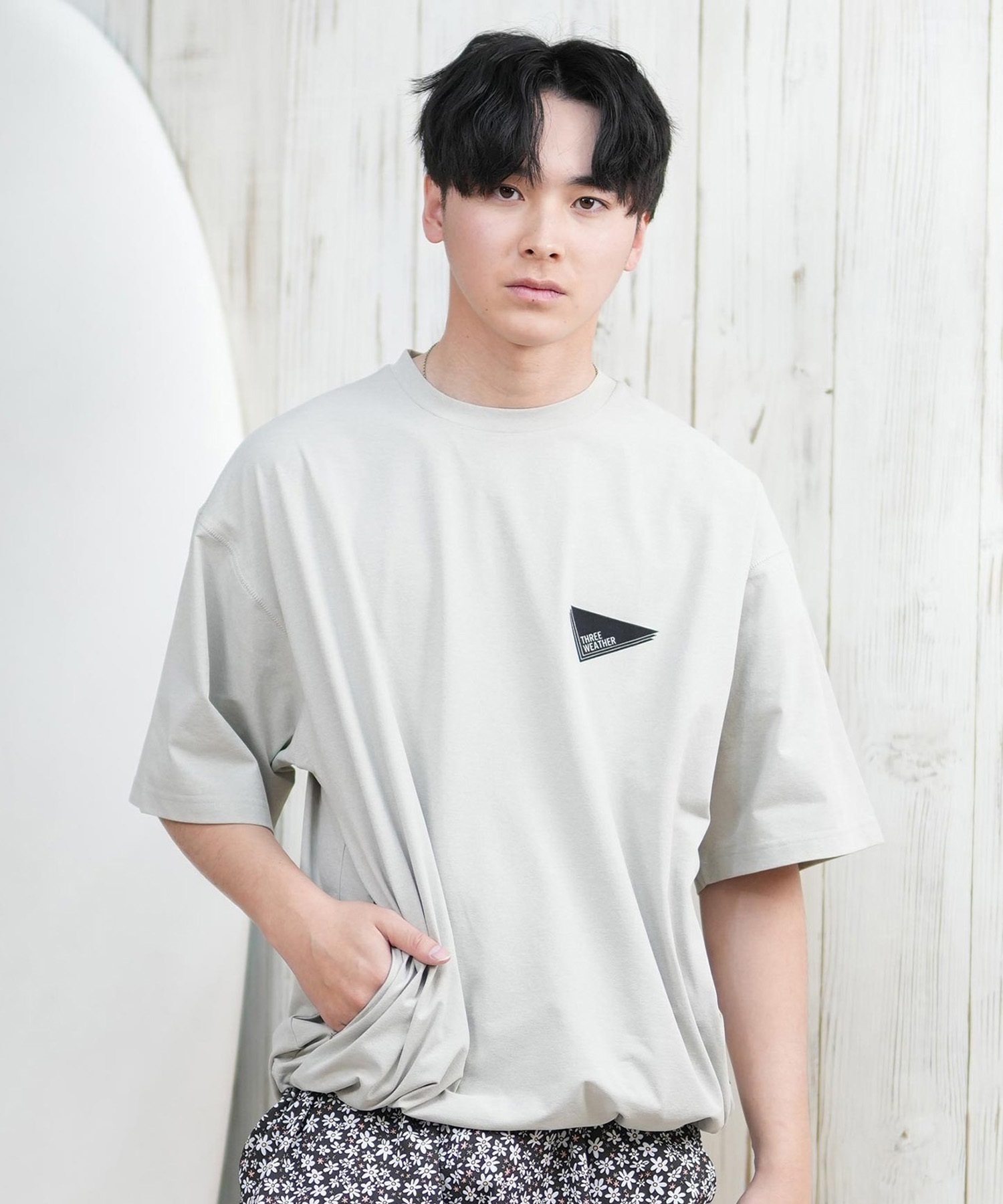 THREE WEATHER スリーウェザー ラッシュガード 半袖 メンズ Tシャツ