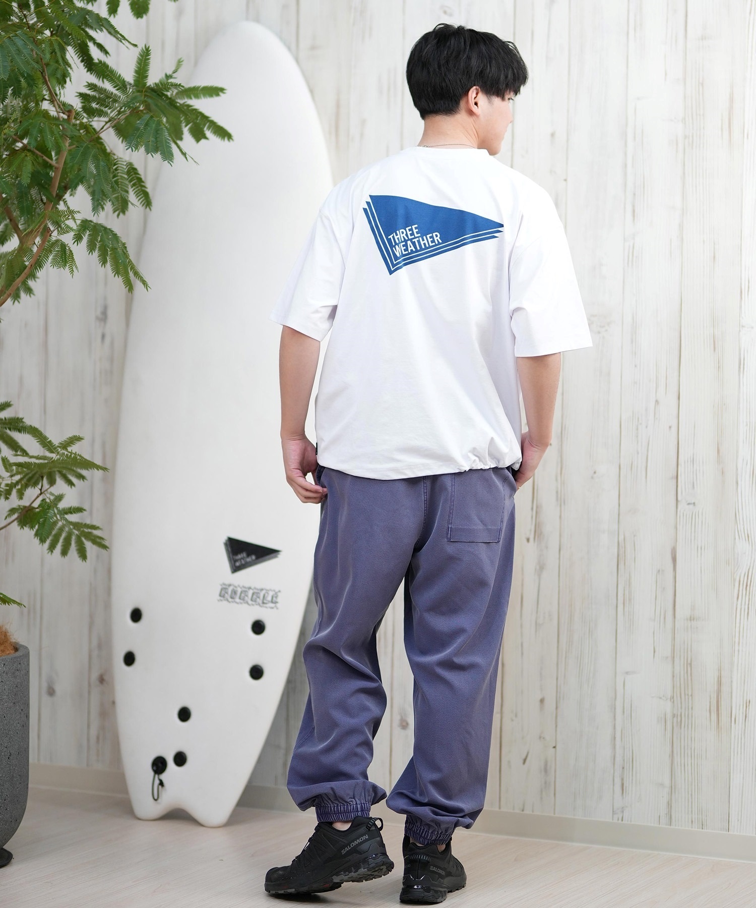 【未使用タグ付き】ビブパンツ  three weather スリーウェザー THREEWEATHER スリーウェザー スノーボード ウェア パンツ ユニ