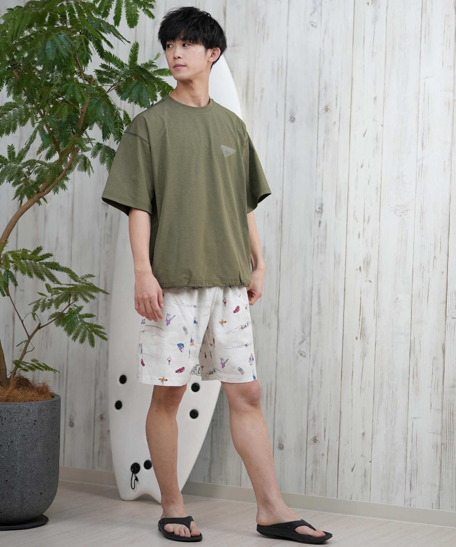 THREE WEATHER スリーウェザー ラッシュガード 半袖 メンズ Tシャツ