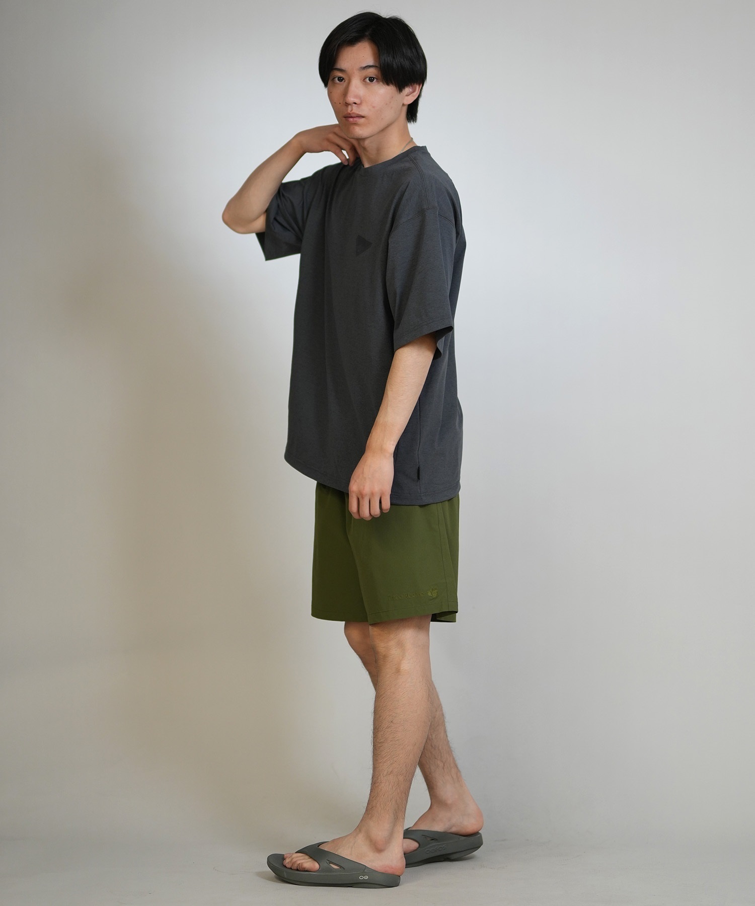 THREE WEATHER スリーウェザー ラッシュガード 半袖 メンズ Tシャツ