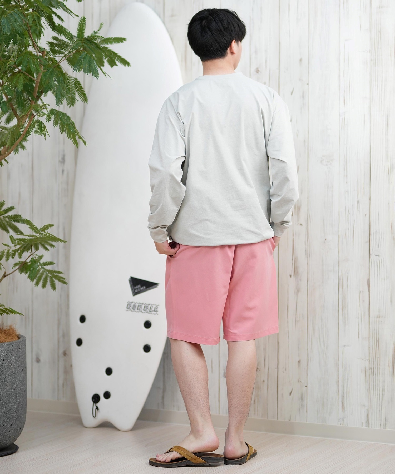 THREE WEATHER スリーウェザー ラッシュガード 長袖 メンズ ポケットT