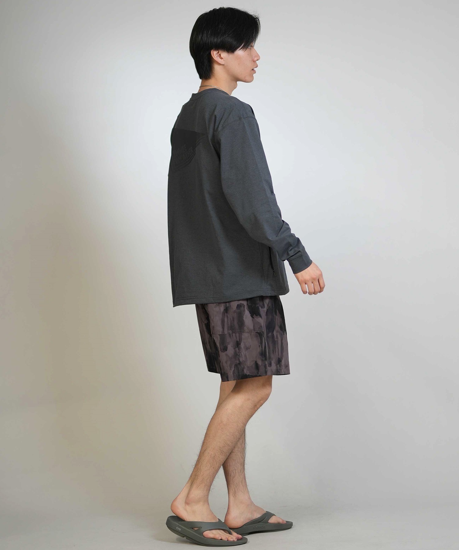 THREE WEATHER スリーウェザー ラッシュガード 長袖 メンズ Tシャツ